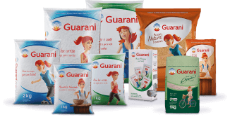 Vários produtos da Guarani
